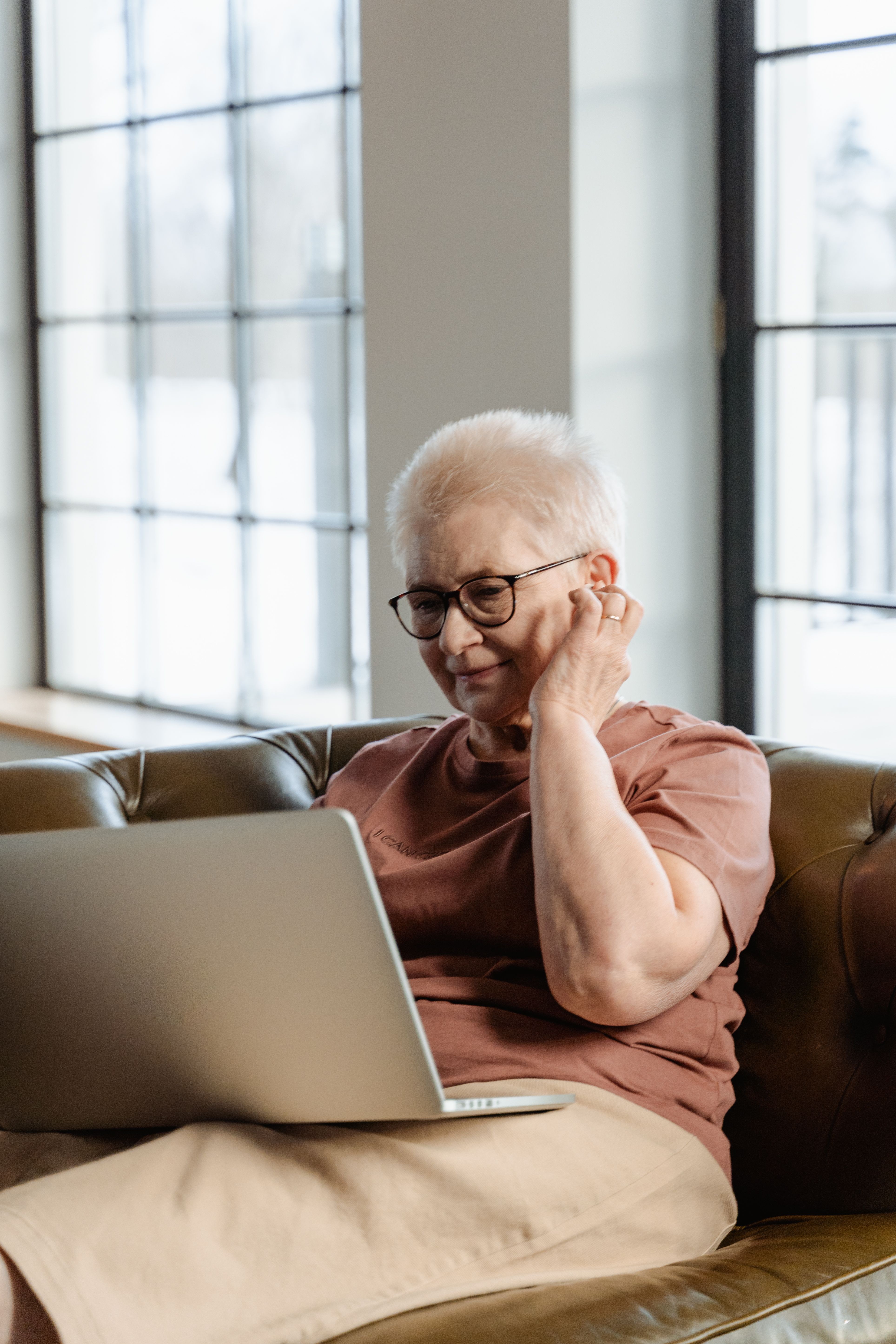 Picture of woman studying