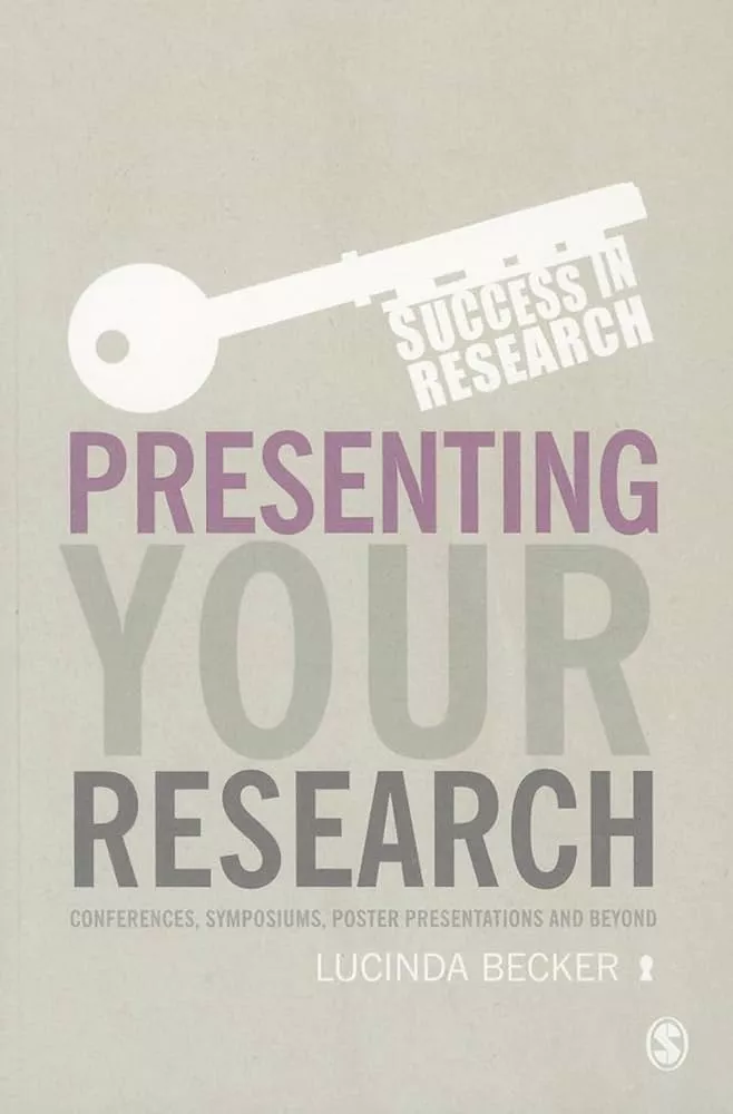 book cover - presenting your research