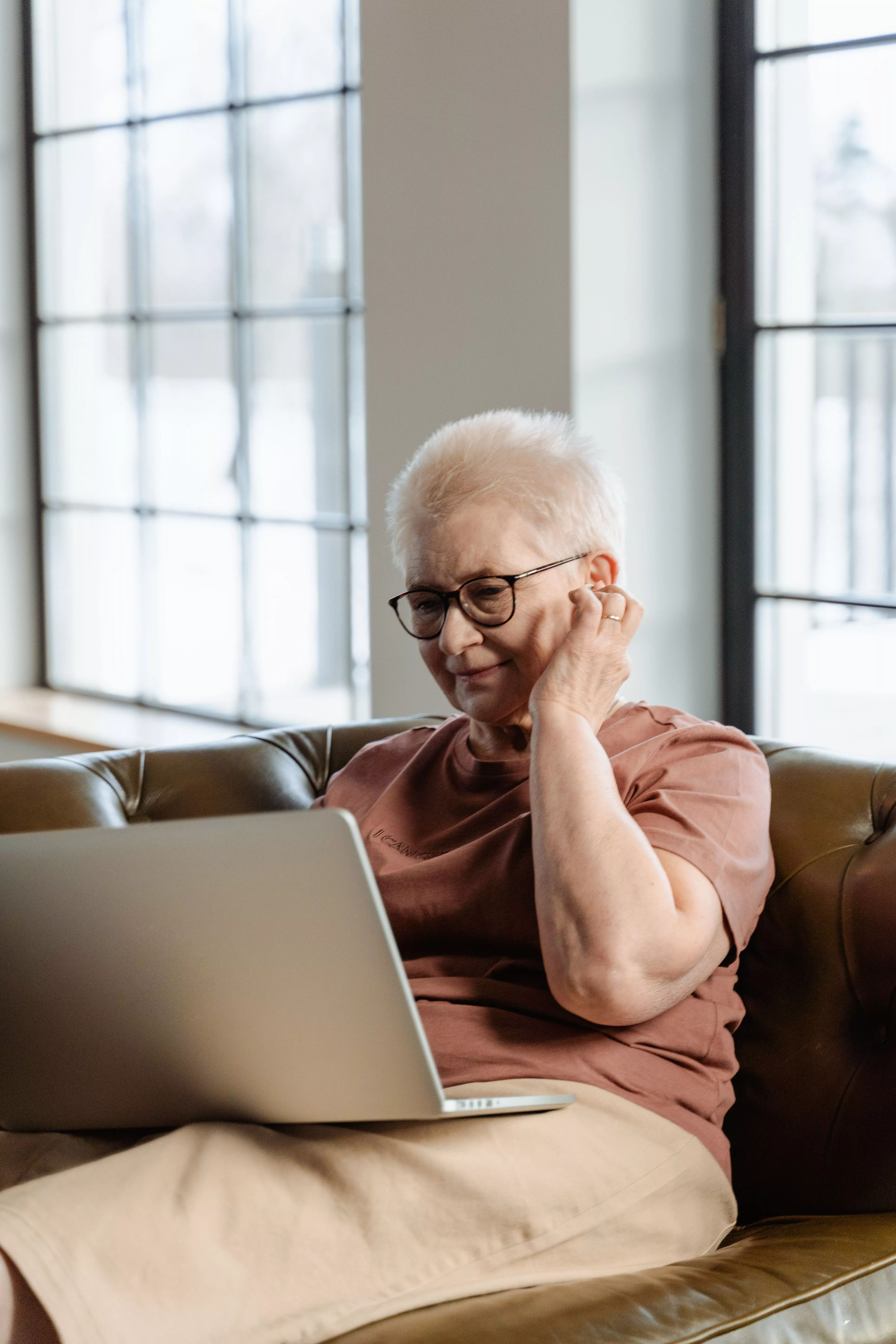 Picture of woman studying